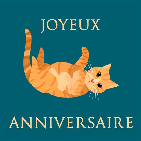 Joyeux anniversaire chat GIF